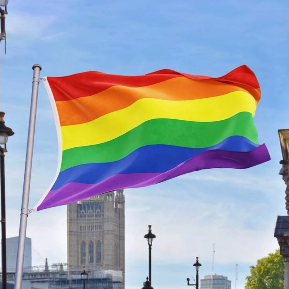 🐼 3/$25 Pride rainbow flag large lgbtq banner